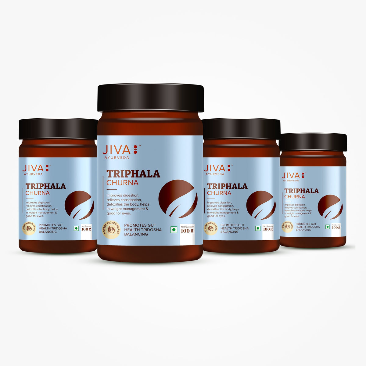 Triphala churna and tablets – classical 3-fruit Ayurvedic formula available at Grab2Buy USA