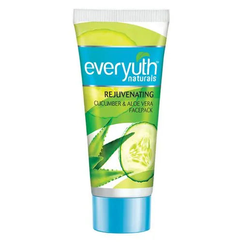 Everyuth Naturals Rejuvenating Cucumber and Aloe Vera Face Pack, 50 g, listed at Grab2Buy