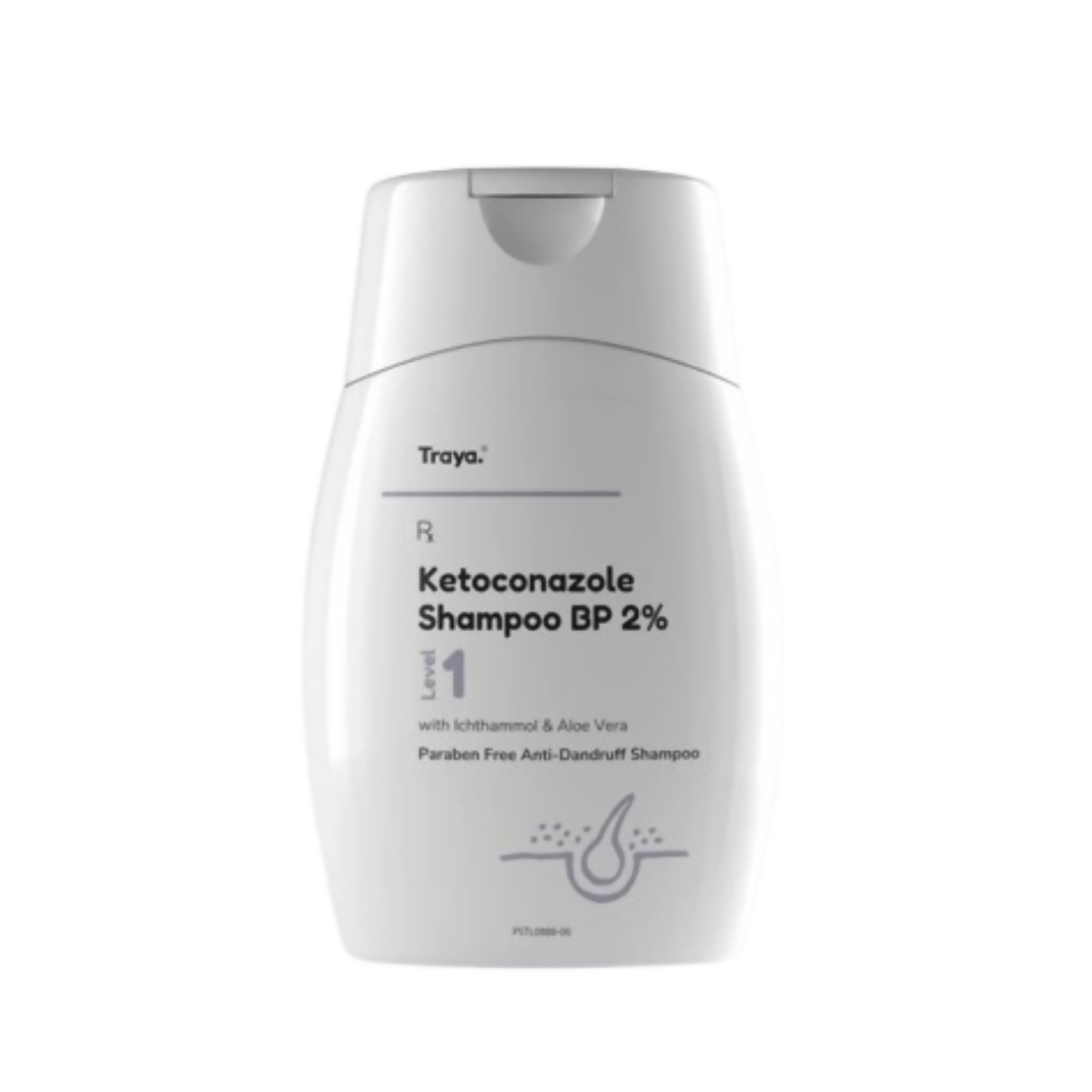 Traya Ketoconazole Shampoo BP 2% with Ichthammol and Aloe Vera 75ml – available in the USA at Grab2Buy