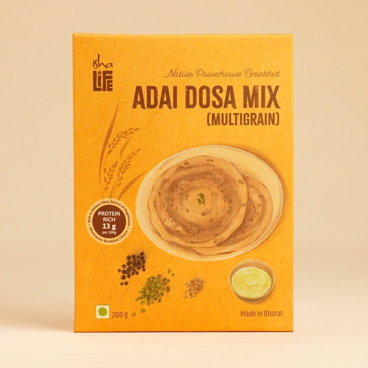 Isha Life Dosa Mix – Adai, Millet Moringa, Kollu, Ragi – available in the USA at Grab2Buy