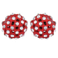 Trendoo Jewelry Gold-Polished Stylish Fancy Red Studs | Grab2Buy