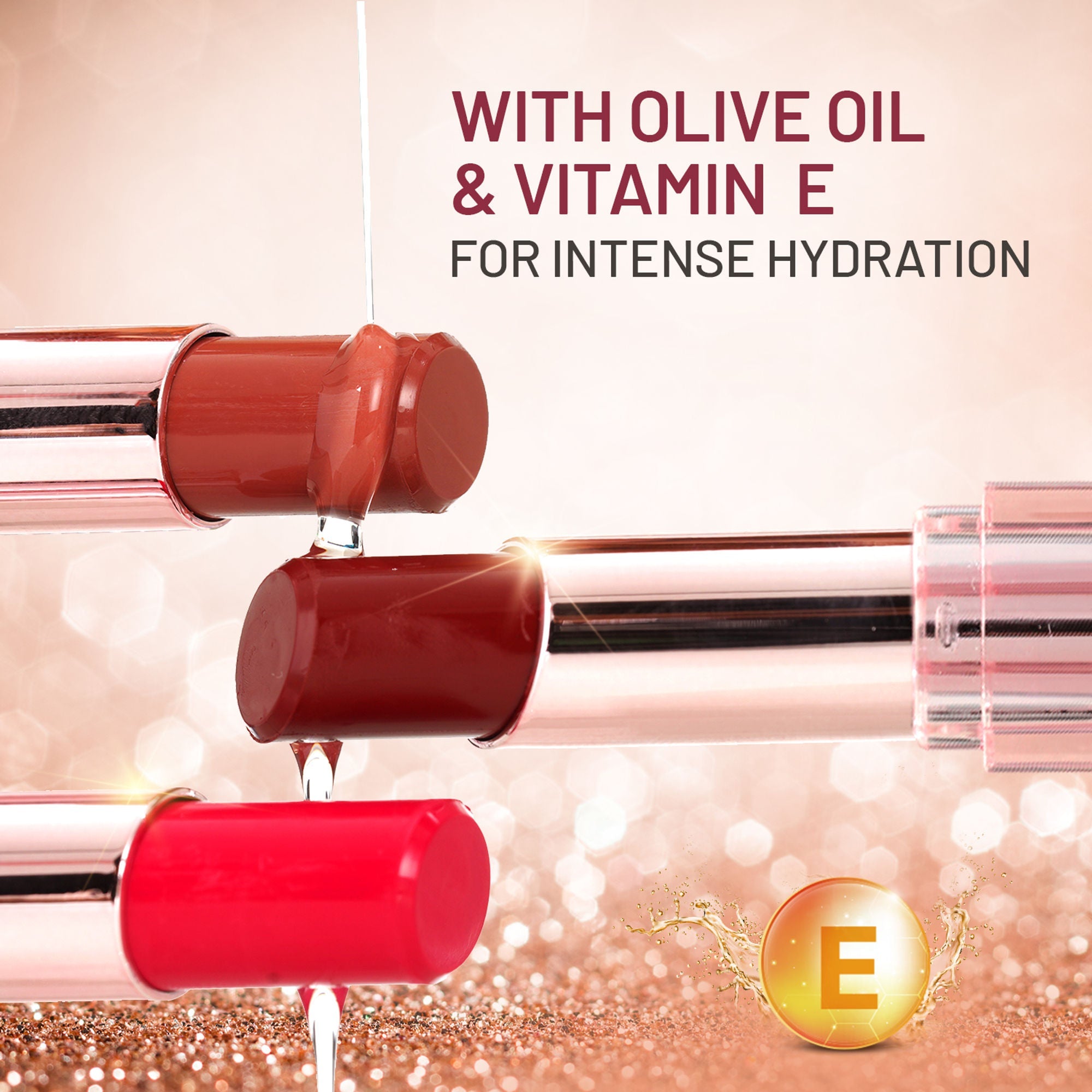 Swiss Beauty High Shine Finish Smooth Glide Pure Lustre Lipstick - 4 It's Bare