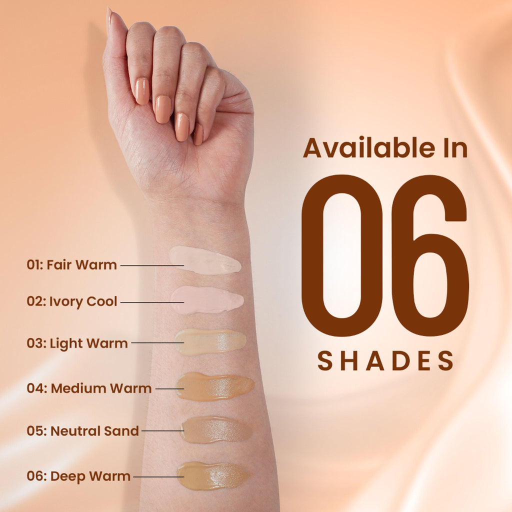 Swiss Beauty Matte Maxx Cover Foundation with Hyaluronic Acid & Vitamin E - 5 Neutral Sand