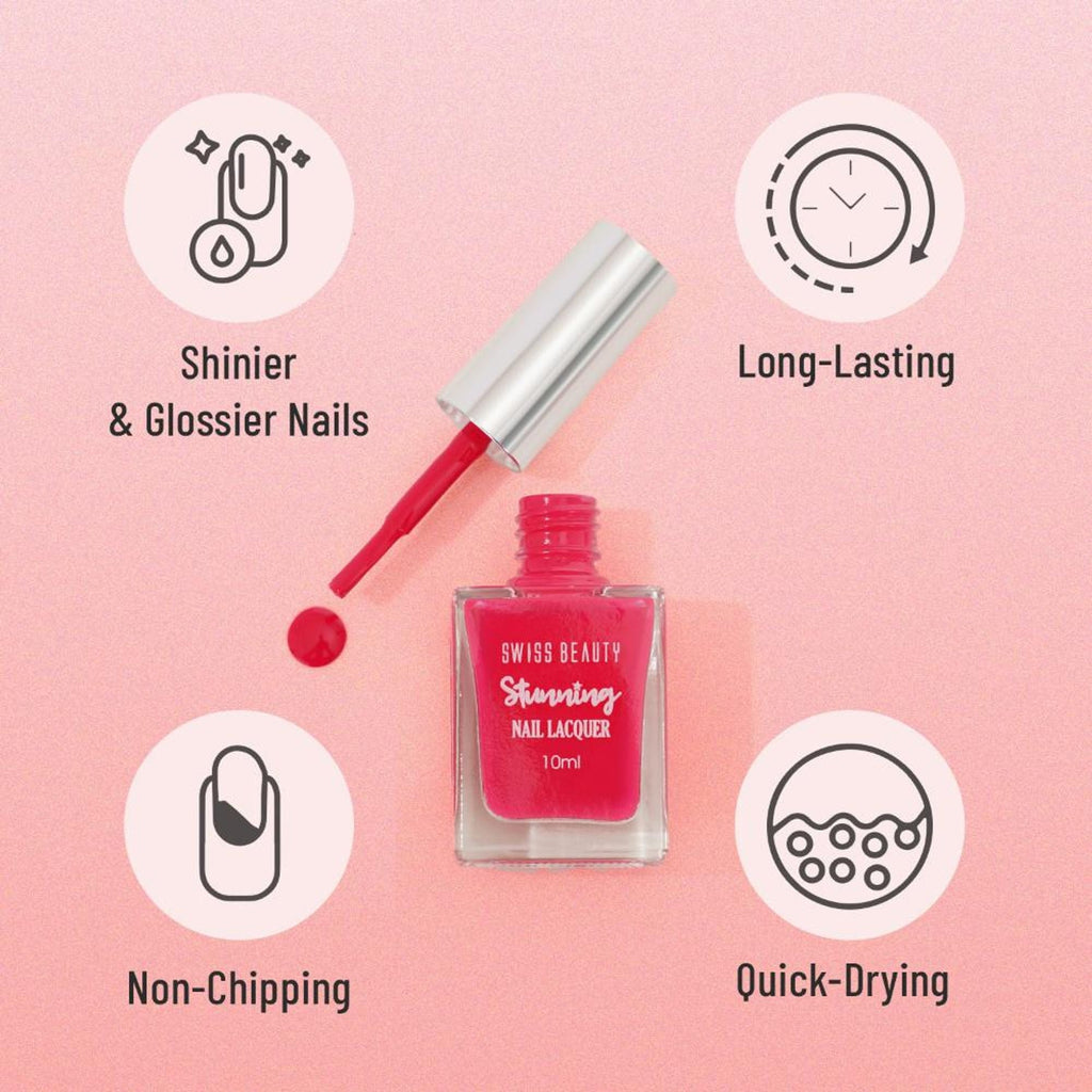 Swiss Beauty Stunning Nail Lacquer - Shade 54 | Grab2Buy