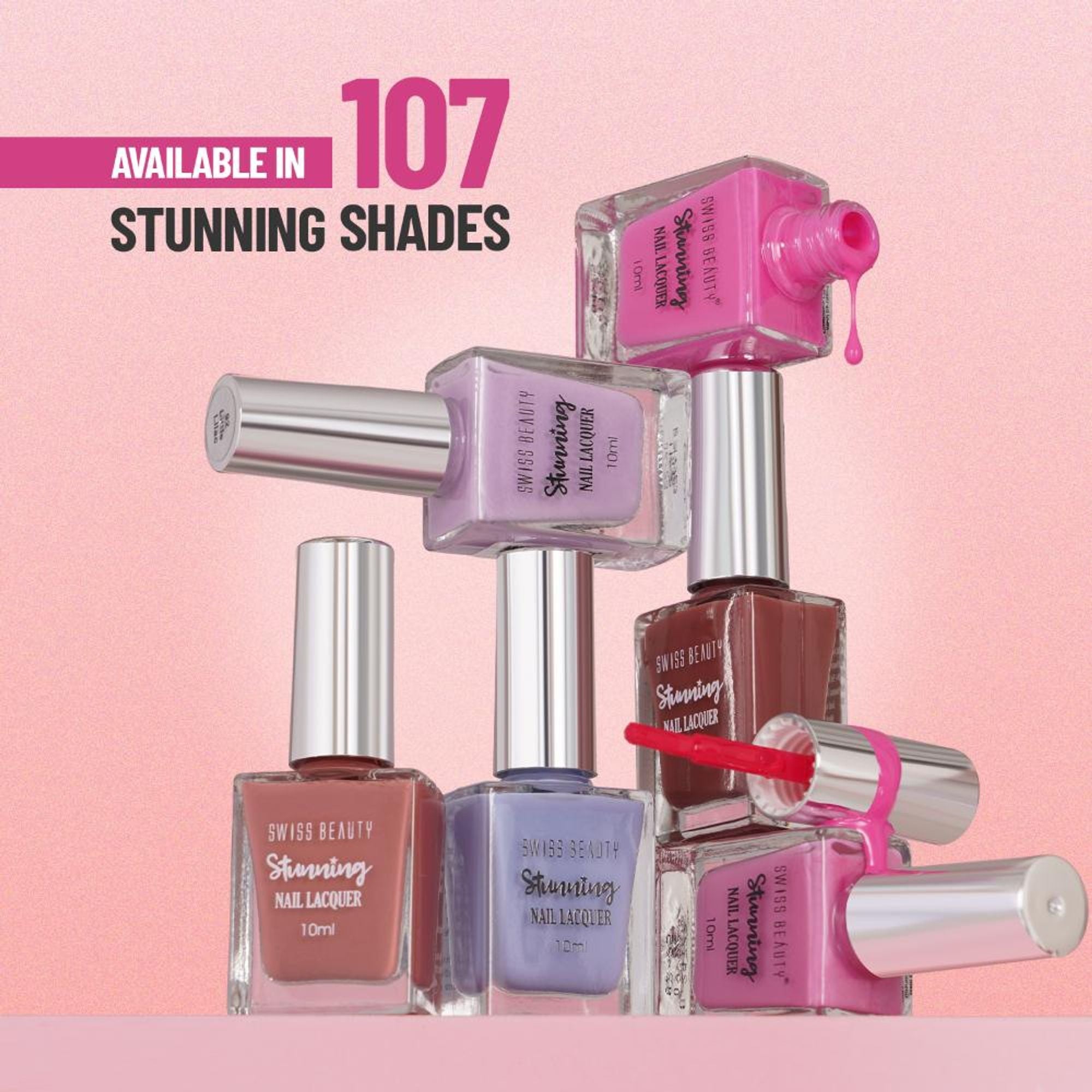 Swiss Beauty Stunning Nail Lacquer - Shade 54 | Grab2Buy