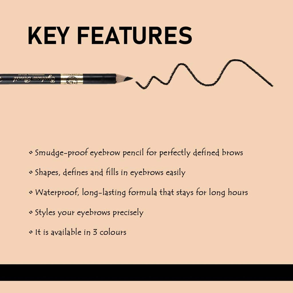 Matt Look Long Lasting Formula Professional Stylist Eyebrow Pencil - Brown