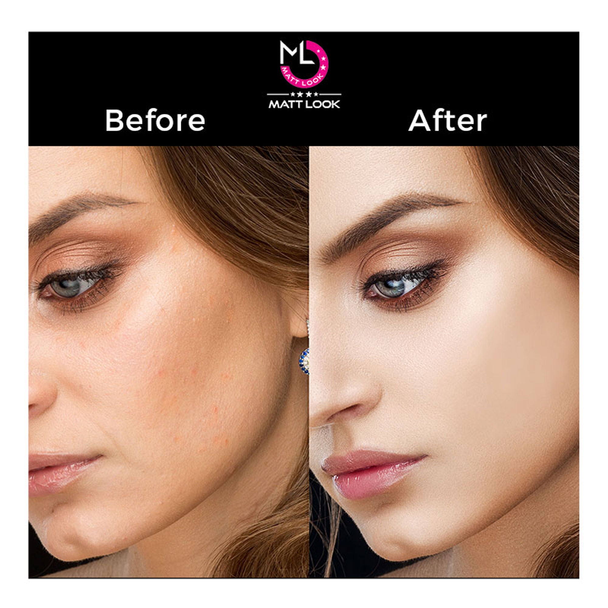 Matt Look Face Makeup Banana Luxury Loose Powder Translucent - Ivory