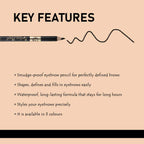 Matt Look Long Lasting Formula Professional Stylist Eyebrow Pencil - 05 Soft Brown