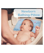 AHC New Born Baby Waterproof Bathing Pillow with Bean Filling for Bathing Chair/Tub/Sheet- Printed
