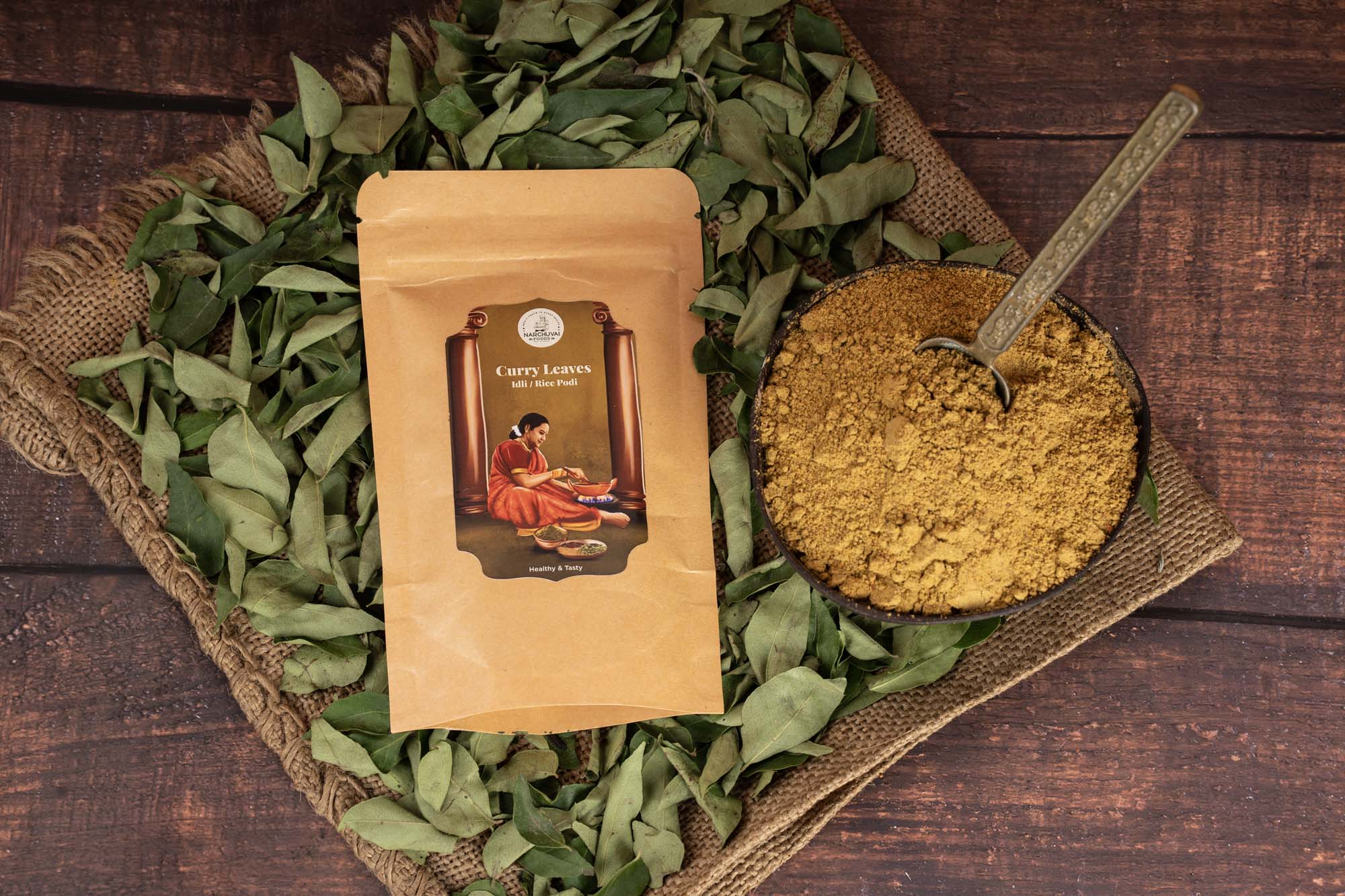 Narchuvai Foods Curry Leaves Idly Podi