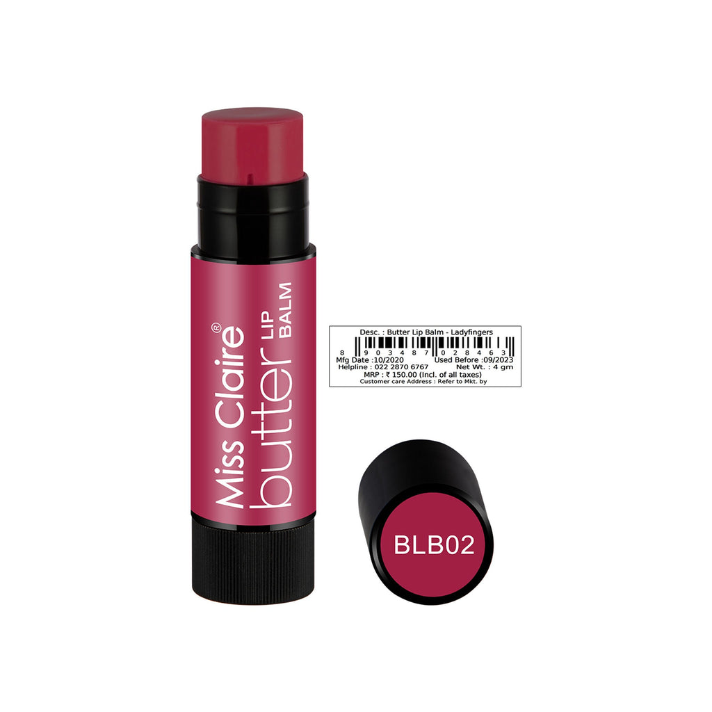 Miss Claire Butter Lip Balm - Ladyfingers | Grab2Buy