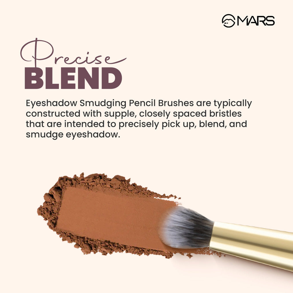 MARS Cosmetics Artist's Arsenal Professional Eyeshadow Smudging Pencil Brush Golden | Grab2Buy