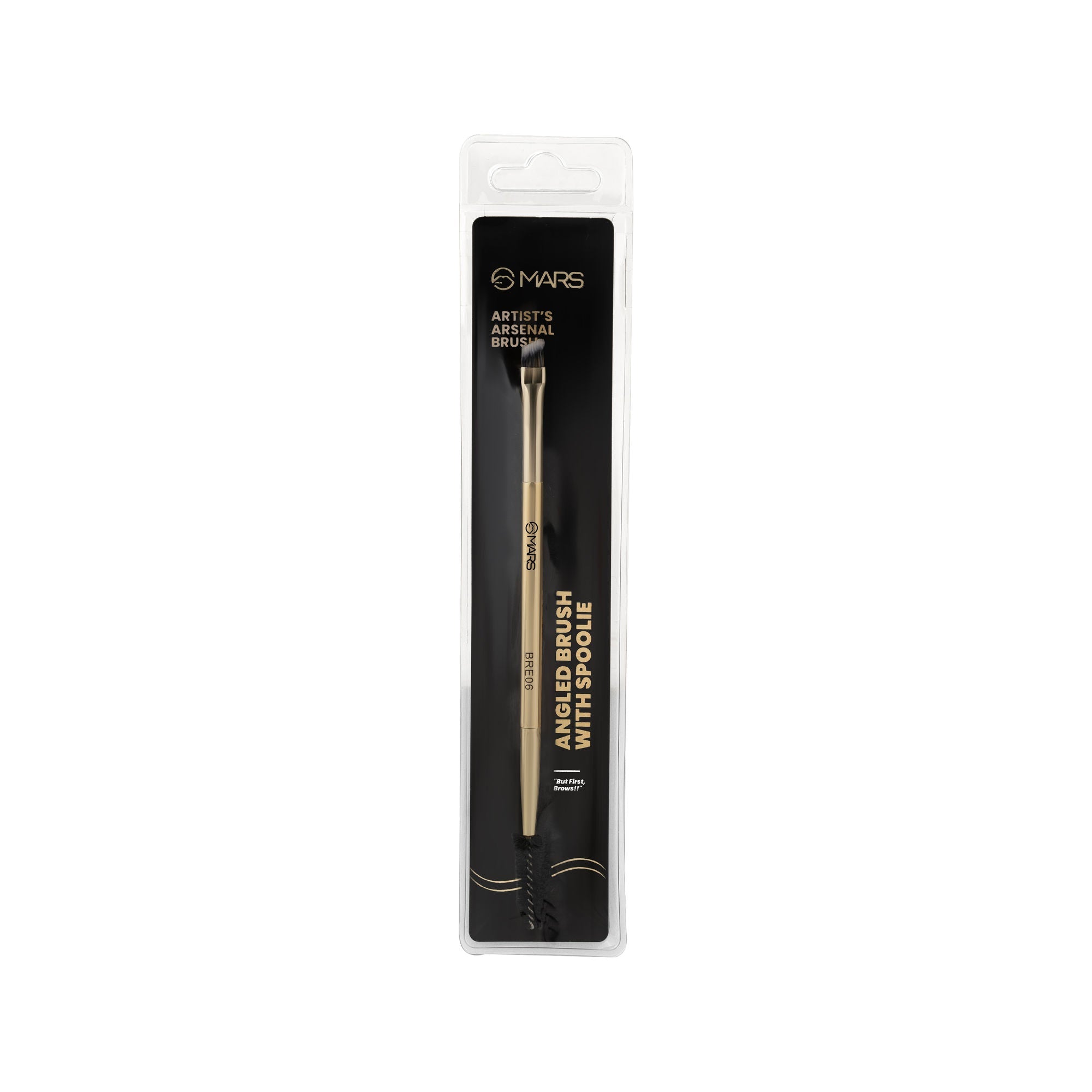 MARS Cosmetics Artist'S Arsenal Professional Angled Brush With Spoolie | Grab2Buy