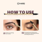 MARS Cosmetics Artist'S Arsenal Professional Angled Brush With Spoolie | Grab2Buy