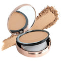 MARS Cosmetics Matte On Compact Powder with Applicator Puff - 06 Tan