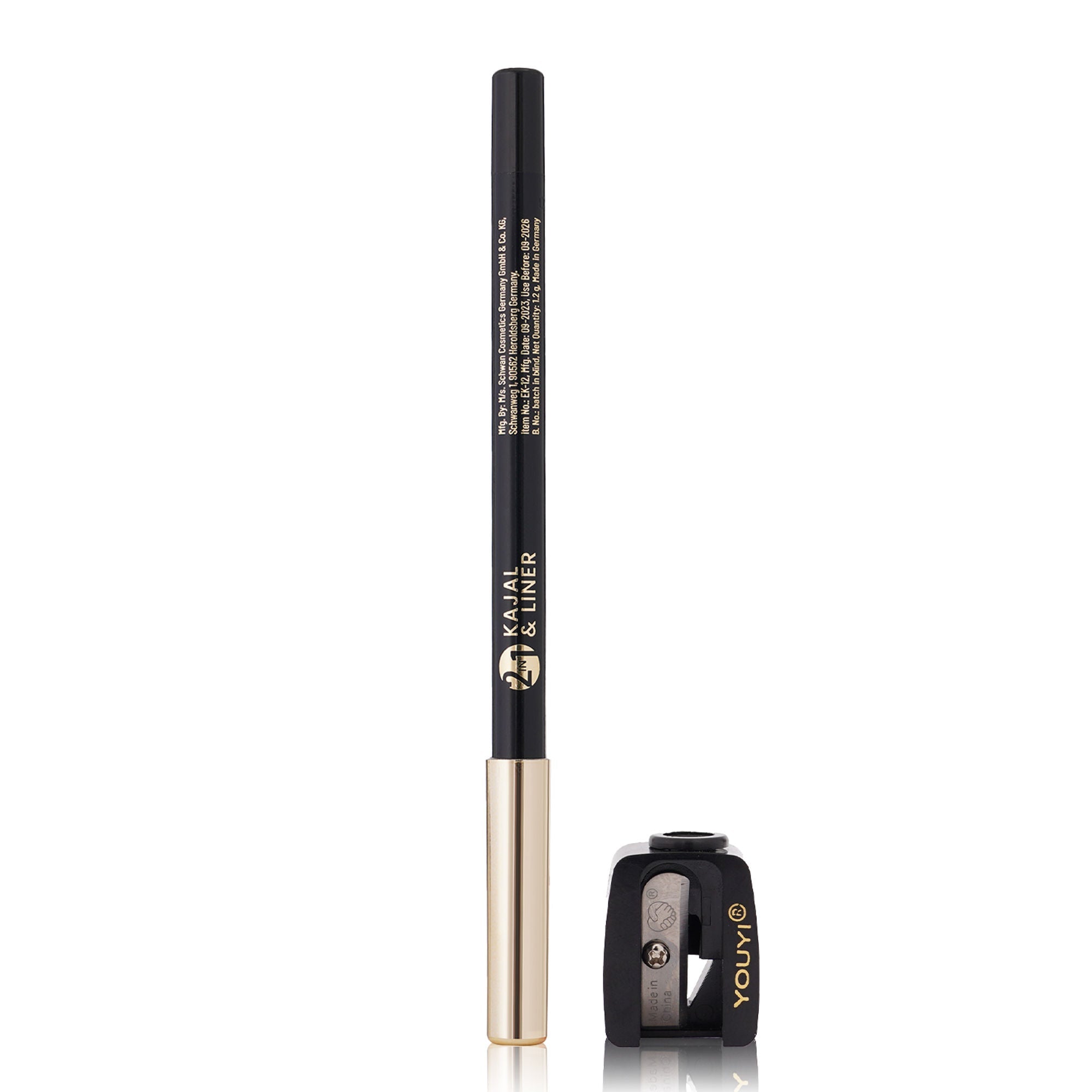 Swiss Beauty Bold & Black Kajal with Sharpener | Grab2Buy