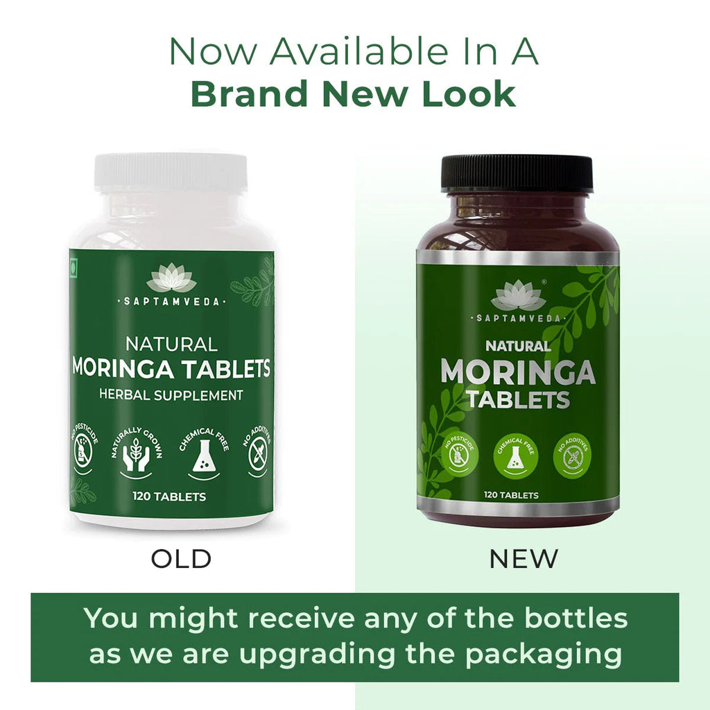Saptamveda Natural Moringa Tablets | Grab2Buy