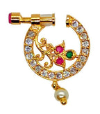 Multicolor Designer Floral Nose Ring | Grab2Buy