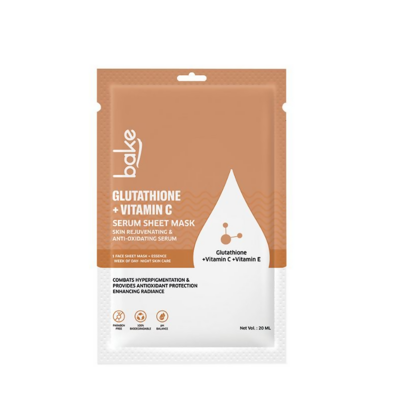 Bake L-Glutathione Sheet Mask For Glowing Skin | Grab2Buy