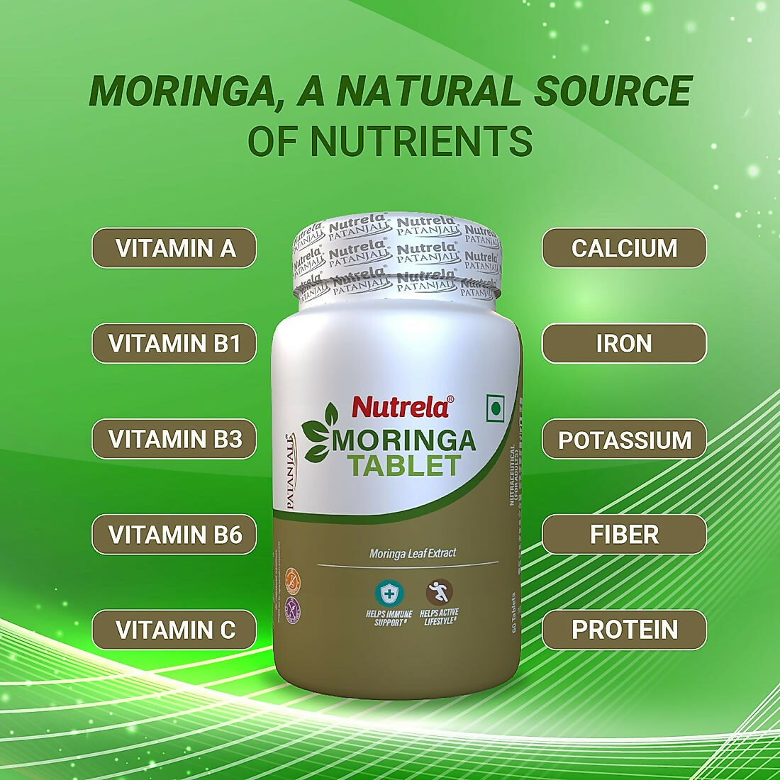 Patanjali Nutrela Moringa Tablets | Grab2Buy