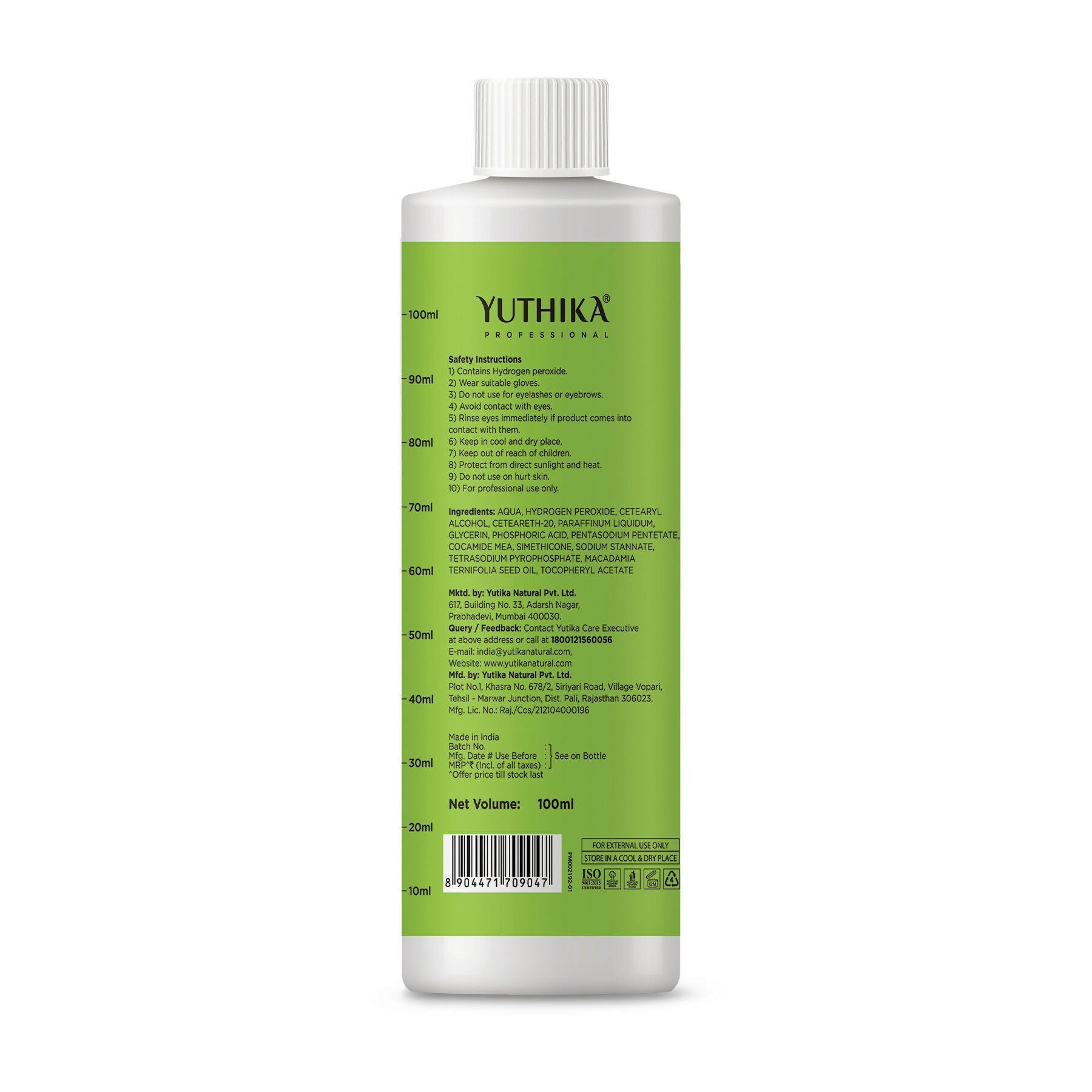 Yuthika Professional Hair Developer 40 Volume (12%) | Grab2Buy