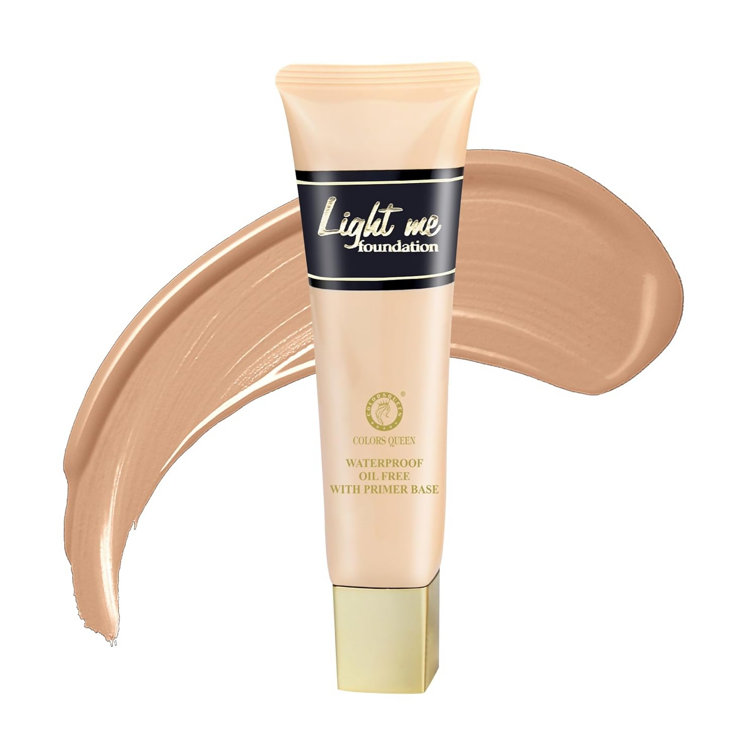 Colors Queen Light Me Foundation with Primer – Natural Almonds | Grab2Buy