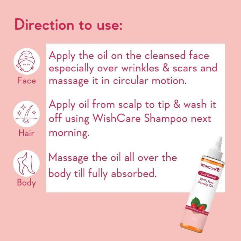 Wishcare 100% Pure Rosehip Oil | Grab2Buy