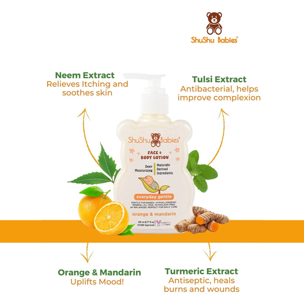 ShuShu Babies Face + Body Lotion Orange & Mandarin | Grab2Buy