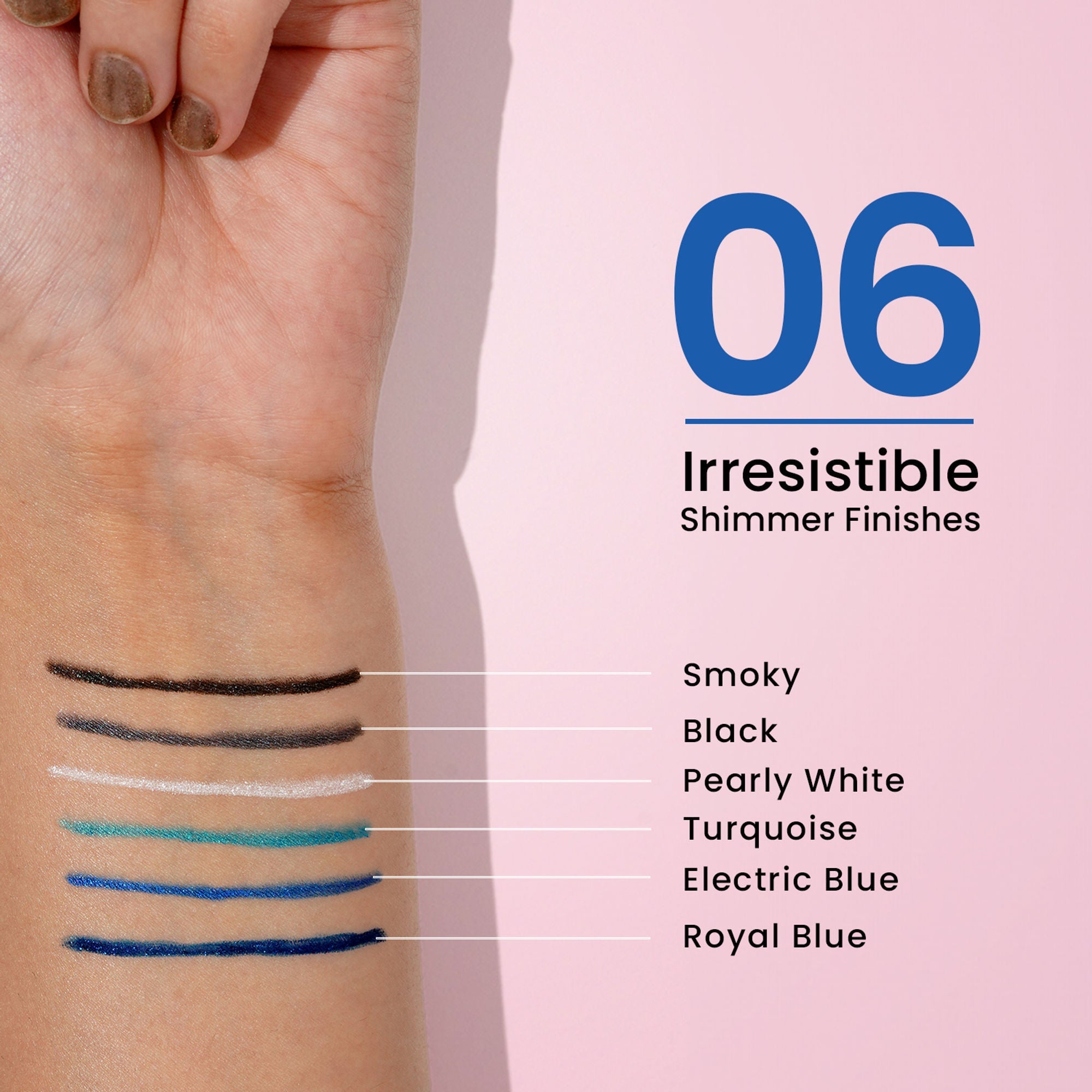 Swiss Beauty Intense Gel Kajal 12-Hour Stay Smudge-Proof with Sharpener - 8904325004434_08royalblue | Grab2Buy