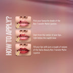 Swiss Beauty Non-Transfer Matte Lipstick - 25 Choco Kiss | Grab2Buy