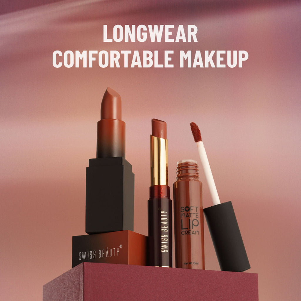 Swiss Beauty Non-Transfer Matte Lipstick - 25 Choco Kiss | Grab2Buy
