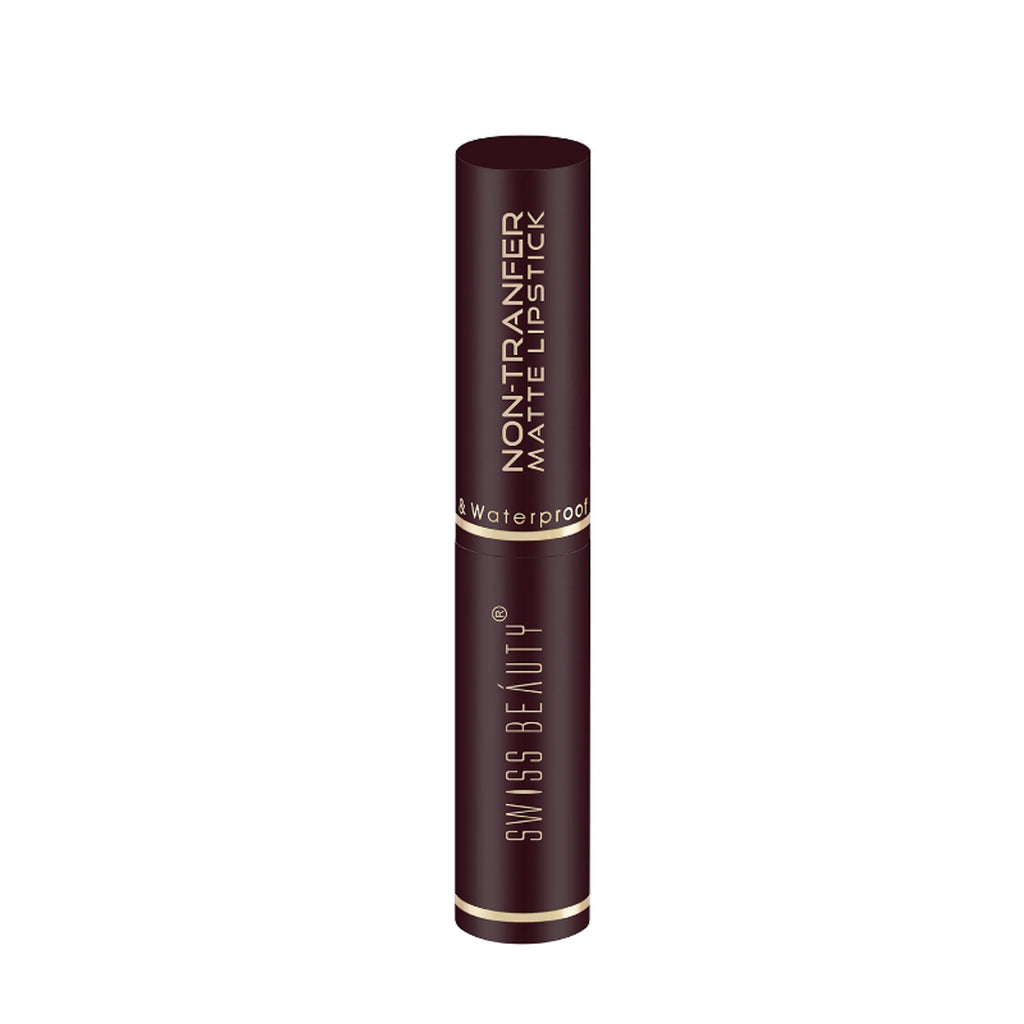 Swiss Beauty Non-Transfer Matte Lipstick - 25 Choco Kiss | Grab2Buy