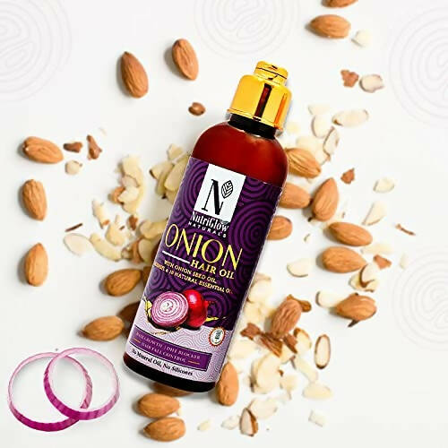 NutriGlow NATURAL'S Onion Hair Oil | Grab2Buy