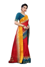 Vamika Maroon Linen Jari Border Saree Online At Low Price | Grab2Buy