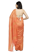 Mominos Fashion Orange Color Bhagalpuri Saree | Grab2Buy