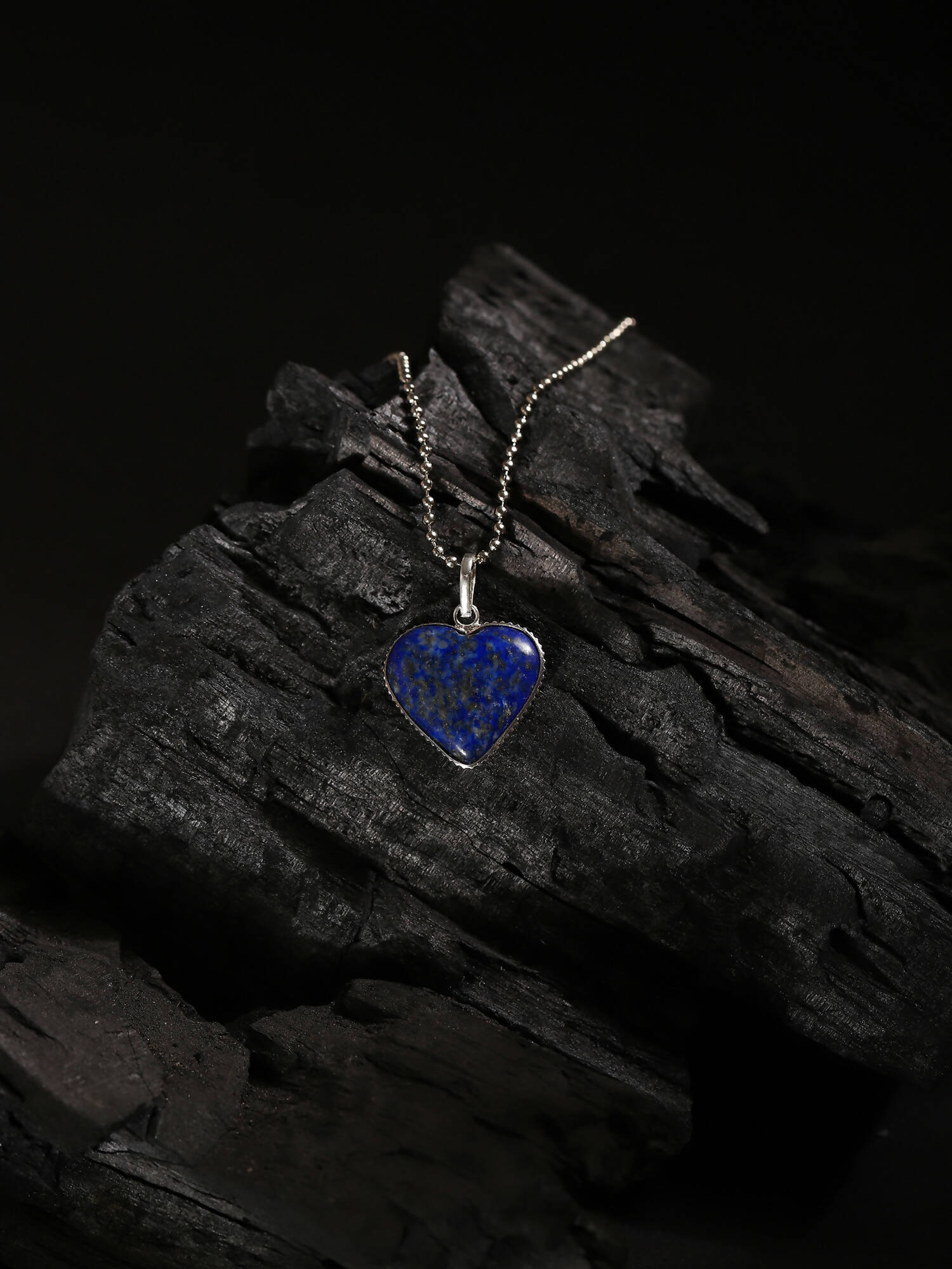 Women's Silver-Toned Blue Silver-Plated Handcrafted Chain - Ruby Raang | Grab2Buy