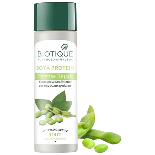 Biotique Advanced Ayurveda Bio Soya Protein Fresh Nourishing Shampoo | Grab2Buy