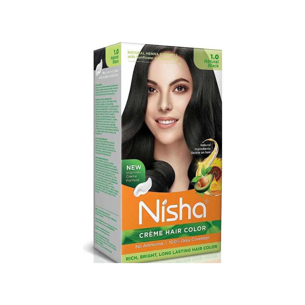 Nisha Creme Hair Color Dark Brown | Grab2Buy