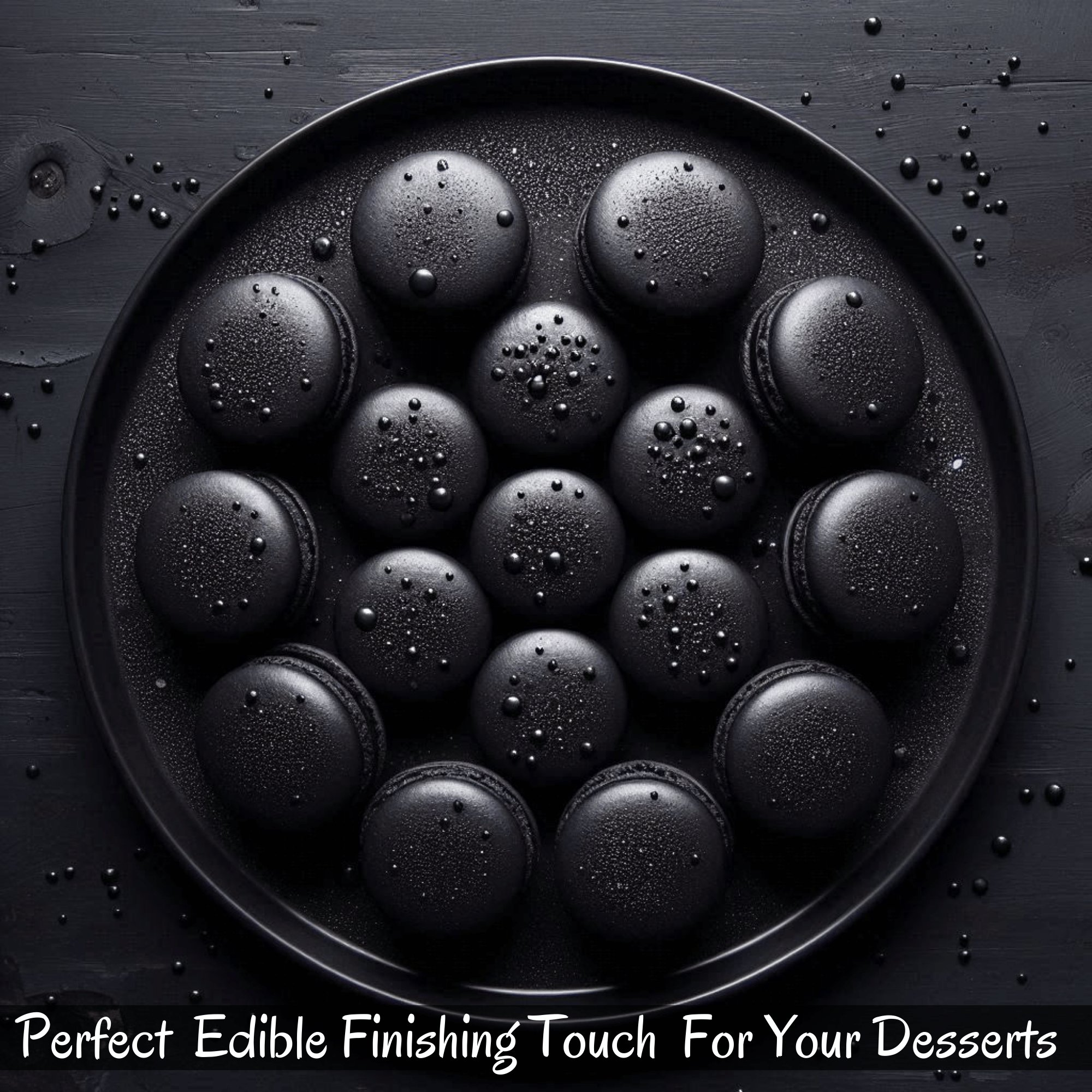 Confect Tulip Black | Edible Luster Dust