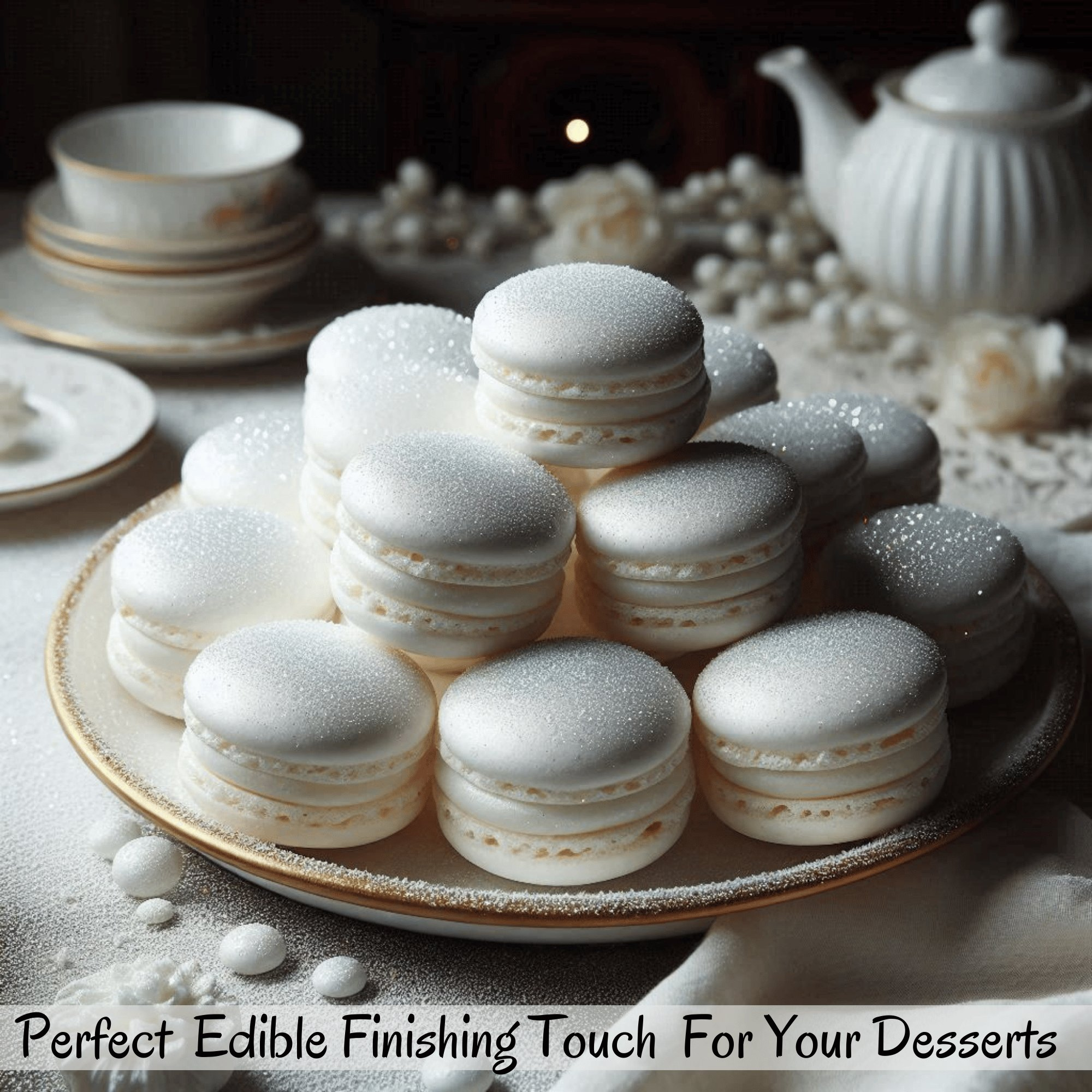 Confect Crystal White | Edible Luster Dust | Grab2Buy