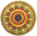 Stickerbazaar Micro Golden Embossing Rangoli Stickers