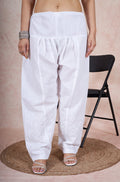 Rangreza Ethnic Aari Salwar White | Grab2Buy