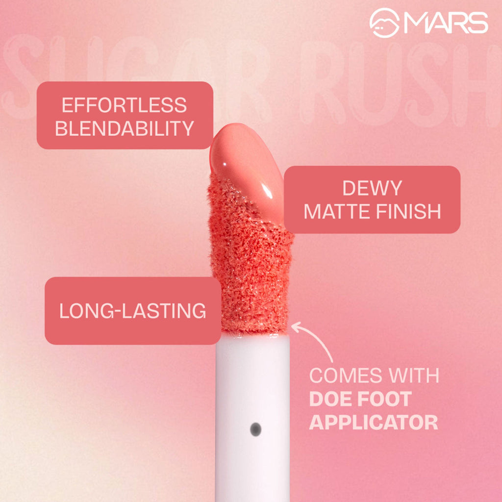 MARS Cosmetics Sugar Rush Liquid Blush - 01-MARS Cosmeticsh Mallow | Grab2Buy