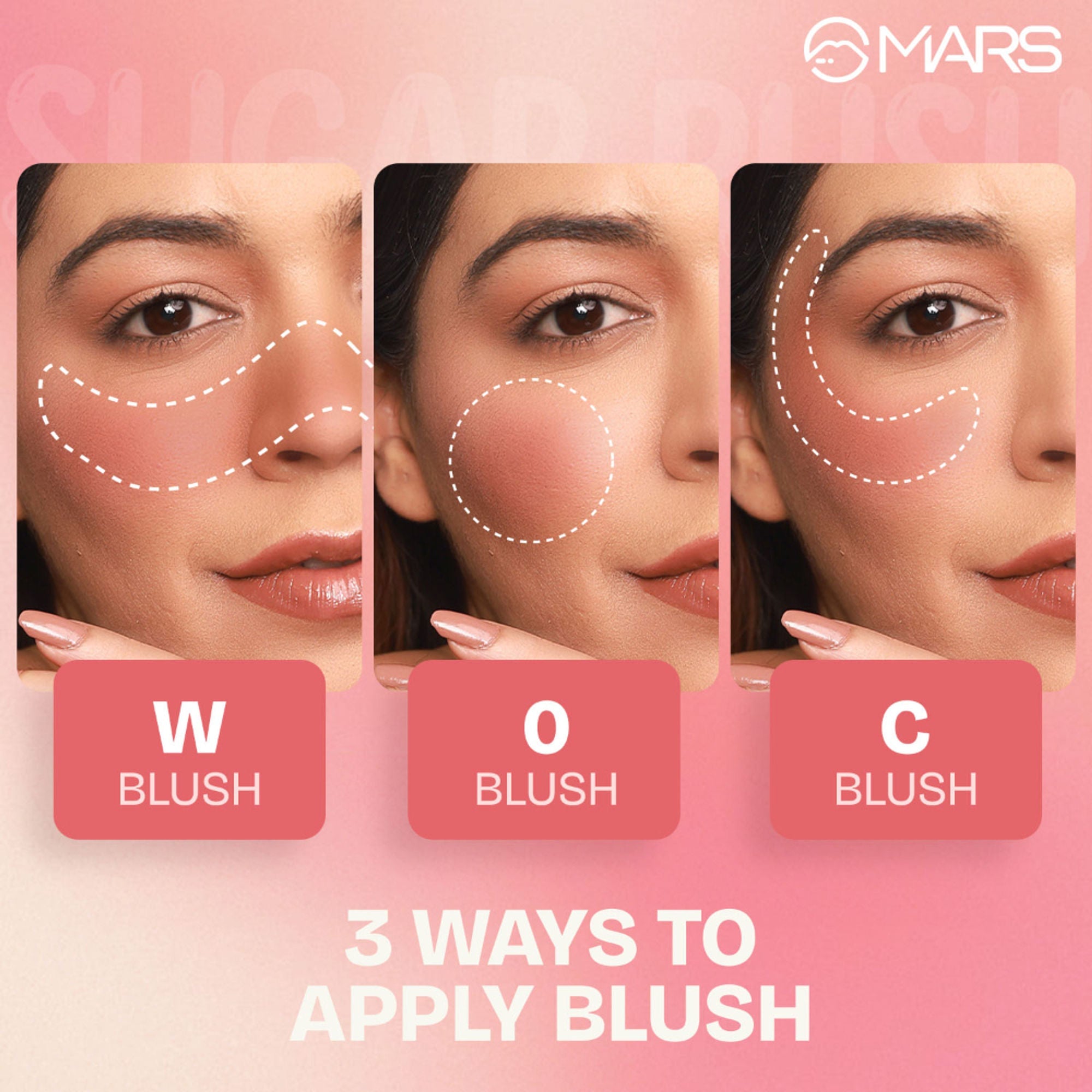 MARS Cosmetics Sugar Rush Liquid Blush - 01-MARS Cosmeticsh Mallow | Grab2Buy