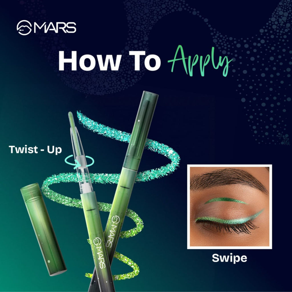 MARS Cosmetics Northern Lights In A Pencil Eyeliner - 01-Swedish Aurora