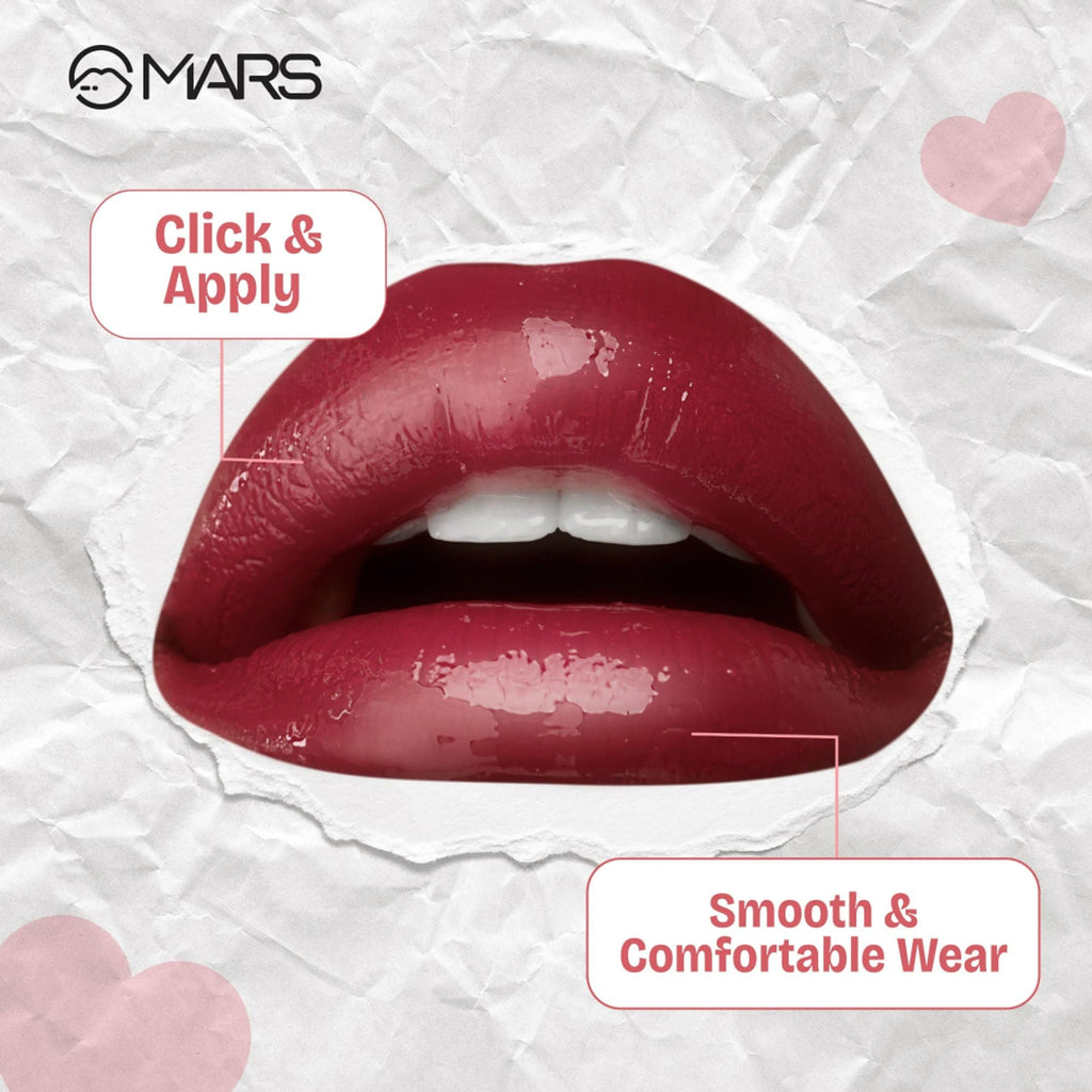 MARS Cosmetics Click Stix Gloss Lip Balm - 02-barely Pink