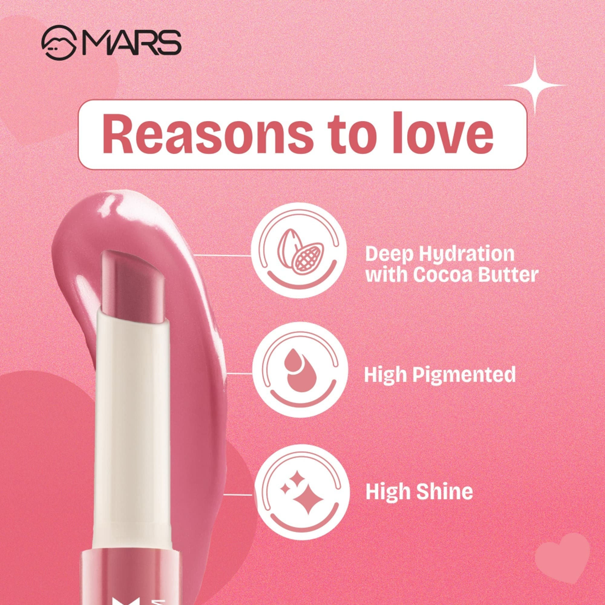 MARS Cosmetics Click Stix Gloss Lip Balm - 05-cinnamon Swirl