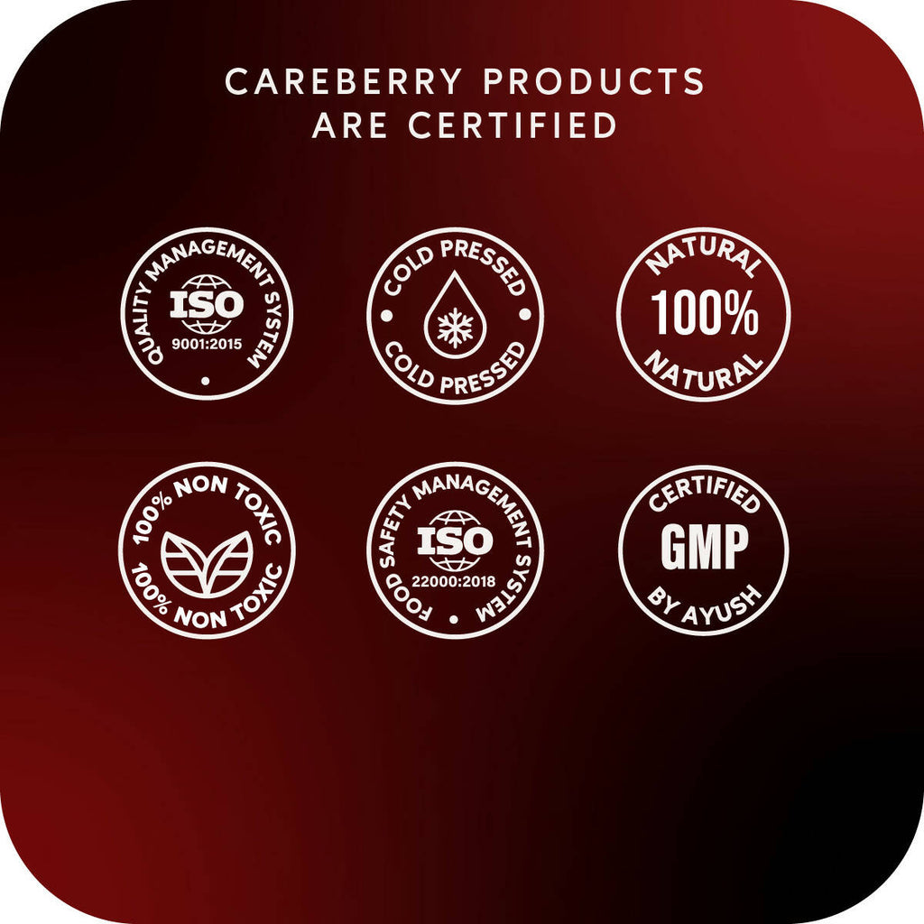 Careberry Organic Hexane-Free Organic Castor Oil For Hair, Face & Body | Grab2Buy