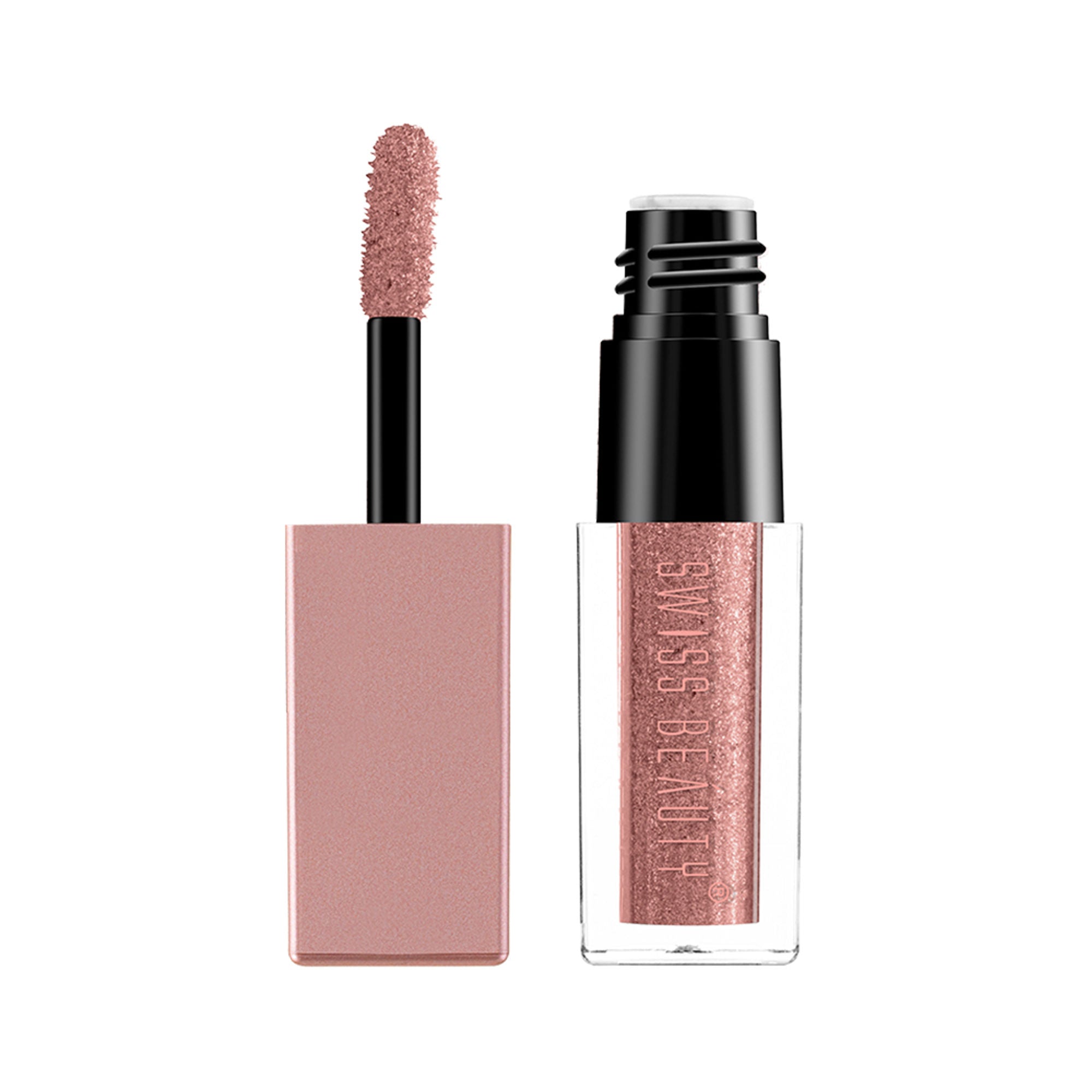 Swiss Beauty Metallic Liquid Eyeshadow - 05 Rose Gold Retro | Grab2Buy