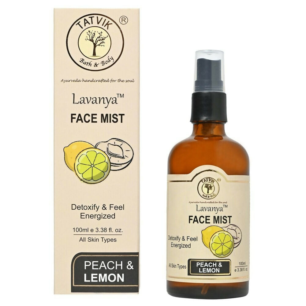 Tatvik Ayurveda Lavanya Face Mist (Peach & Lemon) | Grab2Buy